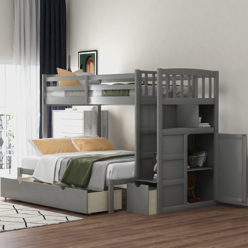 Twin over Full/Twin Bunk Bed