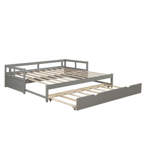Extending Wooden Daybed With Trundle