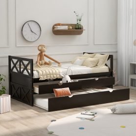 Multi-Functional Daybed With Drawers And Trundle
