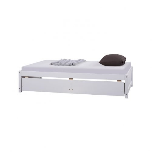 Twin Platform Bed With 2 Storage Drawers