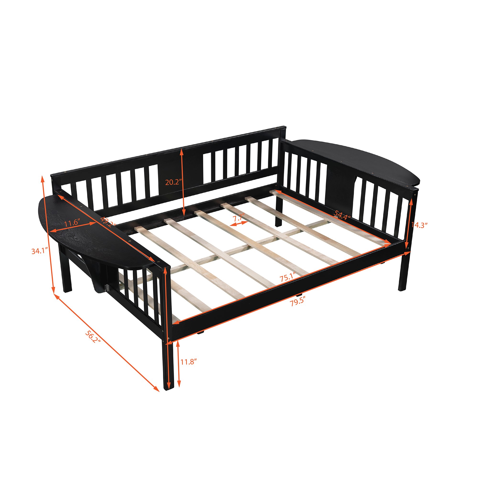 Full Size Daybed, Wood Slat Support - Cool Toddler Beds