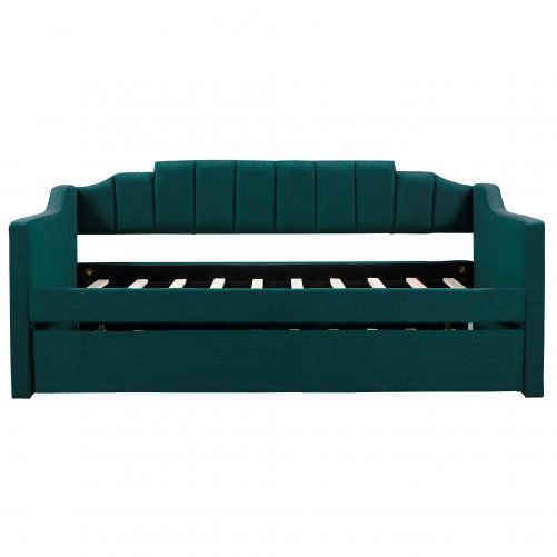 Upholstered Twin Daybed With Trundle