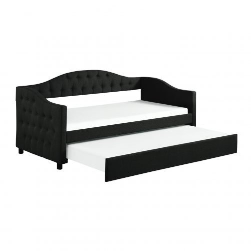 Upholstered Twin Size Daybed With Trundle