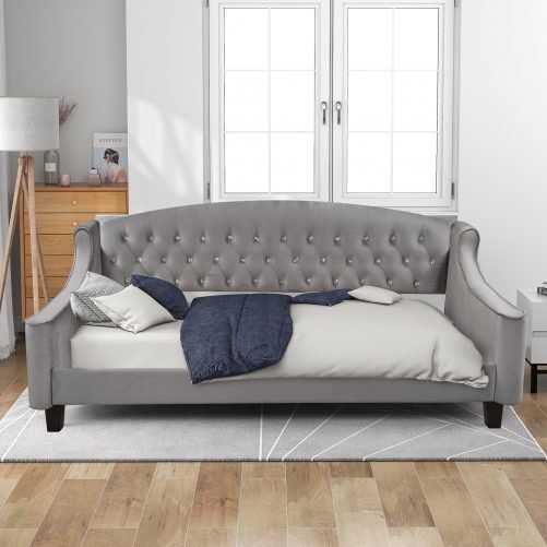 Modern Luxury Button Tufted Daybed, Twin Size