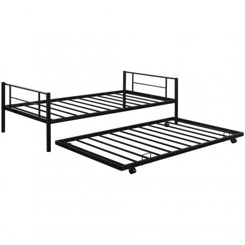Twin Over Twin Bunk Bed With Trundle