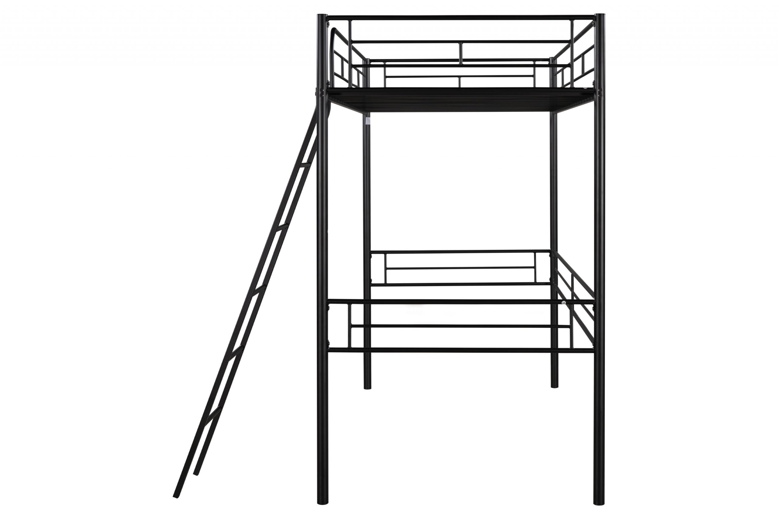 Twin Size Metal Loft Bed - Cool Toddler Beds