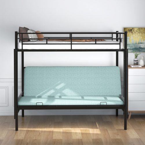 Twin Over Full Metal Bunk Bed, Multi-function