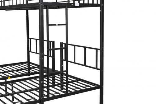 Metal Separable Triple Twin-Size Bunk Bed
