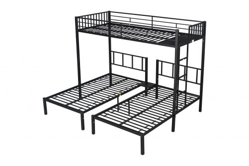 Metal Separable Triple Twin-Size Bunk Bed