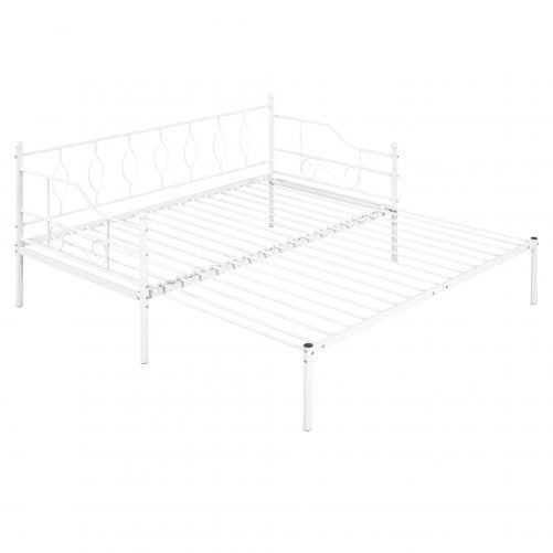 Twin Size Metal Daybed With Trundle
