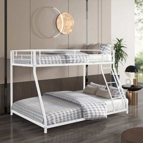 Metal Twin Over Full Bunk Bed