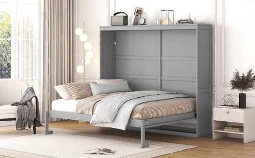 Queen Size Murphy Bed Wall Bed
