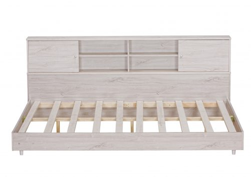 Full Size Daybed Frame with Storage Bookcases