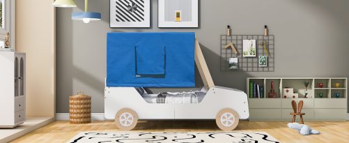 Full Size Jeep-Shaped Bed with Tents