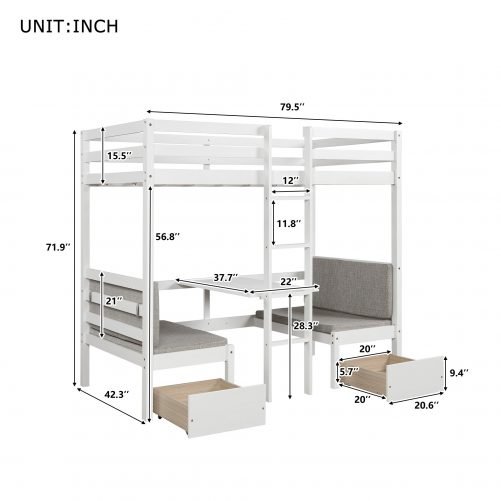 Metal Bed With Wood Decoration（Twin Size）