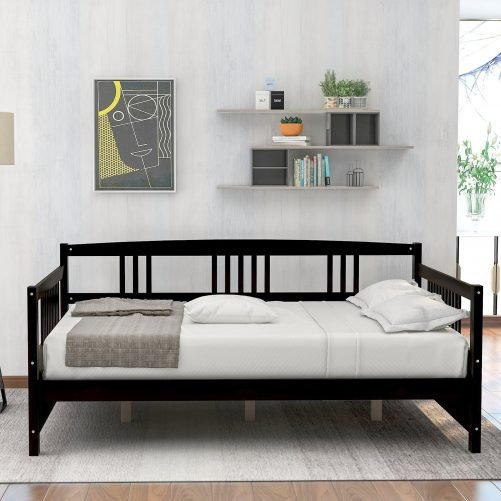 Wood Daybed Full Size Daybed Espresso